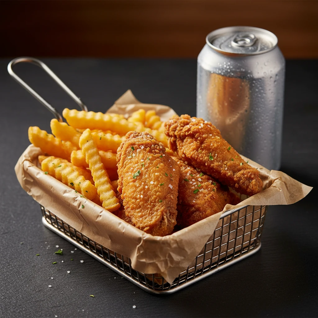 Oferta 21: Alitas con Patatas