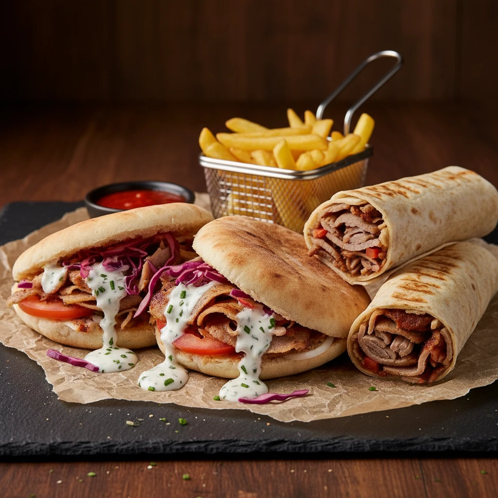 Oferta 23: 2 Dürüm, 2 Pita y Fast Food