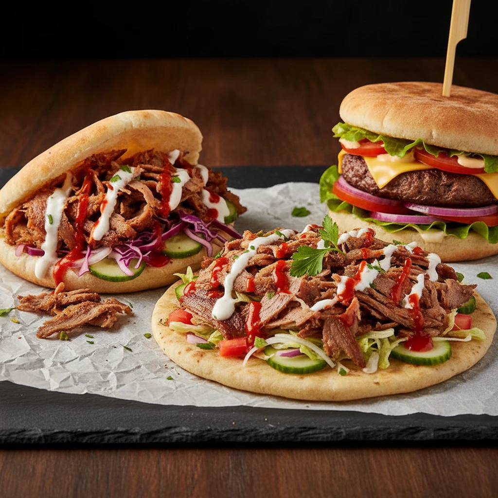 Oferta 13: Dürüm, Pita y Hamburguesa